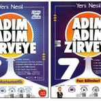 Newton 7. Sınıf Matematik+Fen Bilimleri 2 Kitap Adım Adım Zirveye Soru Bankası