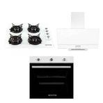 Newton F-17 GLS640 MFA400 2'li Beyaz Ankastre Set