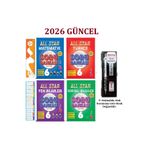Newton Yayınları 6. Sınıf All Star Tüm Dersler Soru Bankası Seti 4 Kitap+Tikky 0.7 mm 3'Lü Kalem Seti+Sezgistore Ayra