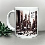 Newyork Temalı Baskılı Kupa