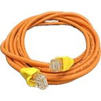 Nexans Halogen Free Turuncu Cat6 Patch Cord Jaklı Kablo (Uzunluk Seçenekli) - 1,5 m