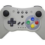 NEXiLUX Kablosuz 3 in 1 Classic Pro Controller Gamepad, Nintendo Wii U için NXL-WU003