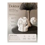 Nexora Doktor Önlüğü Tasarımlı Kalemlik ve Dekoratif Masa Üstü Organizer