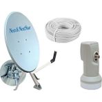 Next 80 cm Next Nextstar Ofset Çanak Anten Full Set+Tekli Lnb+ 25 mt Anten Kablosu 150020