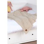 Next Baby LITTLE DEDI Dua Knitted Baby Blanket, Stylish and Comfortable Children's Blanket Beige 80 X 100 Cm