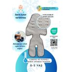Next Baby LITTLE DEDI Iceberg 4d Kumaşlı Bebek Arabası Minderi Gri