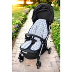 Next Baby LITTLE DEDI Iceberg 4d Kumaşlı Bebek Arabası Minderi Mavi Oeko-Tex 100 Sertifikalı