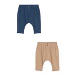 Next Baby Mavi/Kahverengi 2'li Joggers Mavi,Kahverengi 9-12 Ay