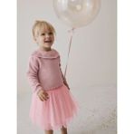 Next Baby Pamuklu Pembe Yakalı Kazak Tütü Etek Alt Üst Takım - Çok Renkli