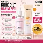 Next Beau Collagen Ampoule + Niacinamide SPF50 Güneş Kremi Seti | Anti-Age & Aydınlatıcı Cilt Bakım Seti