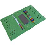 Next Craft Kalemlik Çanta Tablet Boya Kalem Defter Düzenleyici Çanta 4 Gözlü Çok Amaçlı - Yeşil