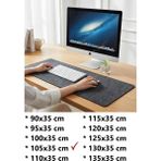 Next Craft Masa Koruyucu Mouse Pad Keçe Oyuncu Matı 3mm Antrasit Renk - 105x35 cm