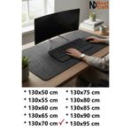 Next Craft Mouse Pad Masa Koruyucu Büyük Keçe Oyuncu Matı 3mm Antrasit Renk - 130X70 CM