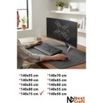 Next Craft Mouse Pad Masa Koruyucu Büyük Keçe Oyuncu Matı 3mm Antrasit Renk - 140X75 CM