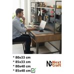Next Craft Mouse Pad Masa Koruyucu Keçe Oyuncu Matı 3mm Antrasit Renk 85x48 cm