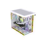 Next Gaming Alpha Neon 7x ARGB Fan Kumanda ve Kontrolcü ATX Boş Bilgisayar Kasası Beyaz