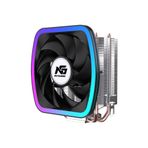 Next Gaming Ng Frost 200 120W Tdp F-Rgb Fanlı Sessiz Kule Tipi Cpu 2 Borulu Soğutucu Siyah