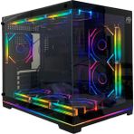 Next Gaming Orion Neon 6x Argb Fan Kumanda ve Kontrolcü Micro Atx Boş Bilgisayar Kasası Siyah