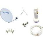 Next Televizyon Çanak Anten Takımı Full Set 4K Full Hd Tv Uyumlu 85Cm Çanak Anten + Lnb + Kablo