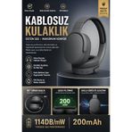 nextbuy Bluetooth Kulaklık iOS Android Uyumlu Yüksek Ses Kalitesi Mikrofonlu Oyuncu SD Kartlı Siyah