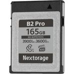Nextorage Japon Üretici Cfexpress 4.0 Tip B 165GB VPG400 Maks. Okuma Hızı 3900 Mb/s Maks. Yazma Hızı 3600 Mb/sn Pslc 4k/8k Video Kaydı NX-B2PRO165GB Hafıza Kartı