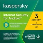nextradeitalia Kasperski Internet Security for Android 3 cihaz, 1 yıl