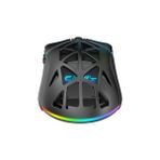 Nexus Air Kablosuz 10000 Dpi Pixart PMW3325 Sensör Makro Yazılımlı & Değiştirilebilir Kapaklı Rgb Kablosuz Gaming Mouse - Siyah - Genel - 001-Renkli