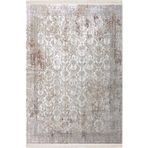 Nexus Halı Baft 52297A Krem Yumuşak Dokulu Sık Dokuma Üst Kalite Vintage İpek Bambu Halı 160 x 230 KREM