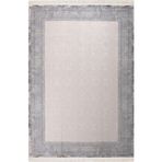Nexus Halı Baft 52314C Gri Yumuşak Dokulu Sık Dokuma Üst Kalite Vintage İpek Bambu Halı 100 x 300 GRİ
