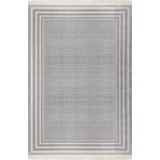 Nexus Halı Baft 52319A Gri Yumuşak Dokulu Sık Dokuma Üst Kalite Modern İpek Bambu Halı 100 x 300 GRİ