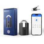 NexusLab Akıllı Parmak İzi Kapı Kilidi, Şarj Edilebilir 1 Yıllık Pil (500mAh), 4 Kilit Açma Yöntemi (Parmak İzi/Uygulama/Anahtar/Mesh), IP67 Su Geçirmez, 50 Kullanıcı Kapasitesi, Evler/Kapılar/Depolar