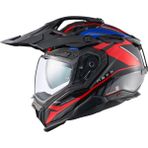 Nexx X.wed 3 Gobı Kırmızı-Mavi Kask - XL - Çok Renkli