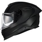 Nexx Y.100R Fullface Motosiklet Kaskı – Mat Siyah, Aerodinamik, ECE 22.06 Onaylı Polifusion Kabuk, Şehir İçi ve Uzun Yol Sürüşü İçin