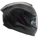 Nexx Y.100R React Fullface Motosiklet Kaskı Mat Siyah - Mor - XS