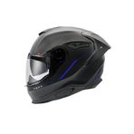 Nexx Y.100R React Mat Siyah-Mavi Kask - 2XL