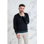 NEYİR TRİKO V YAKA REGULAR FİT ERKEK TRİKO KAZAK LACİVERT M