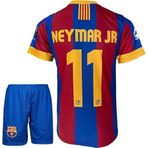 Neymar Barcelona #11, nostalji çocuk forması yanında hediye mevcut (kırmızı, 12-13 yaş)