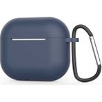 Nezih Case Apple Airpods 3. Nesil Uyumlu Protective Anti-Knock Tek Parça Silikon Kılıf - Lacivert