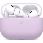 Nezih Case Apple Airpods Pro 2. Nesil Uyumlu Protective Anti-Knock Tek Parça Silikon Kılıf - Lila