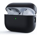 Nezih Case Apple Airpods Pro 2. Nesil Uyumlu Protective Anti-Knock Tek Parça Silikon Kılıf - Siyah