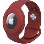 Nezih Case Apple Airtag Uyumlu Kordon Silikon Koruyucu Mürdüm