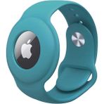 Nezih Case Apple Airtag Uyumlu Kordon Silikon Koruyucu Turkuaz