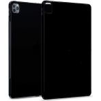 Nezih Case Apple iPad 12.9 Pro 2020 Süper Siyah + Nano Ekran Koruyucu Siyah Silikon Cep Telefonu Kılıf
