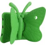 Nezih Case Apple iPad 9.7 2018 Butterfly Standlı Yeşil + Nano Ekran Koruyucu Yeşil Silikon Cep Telefonu Kılıf