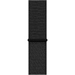 Nezih Case Apple Watch 1-2-3-4-5-6-7-Se Serisi 38MM - 40MM -41MM Uyumlu Spor Kumaş Kordon - Siyah