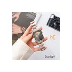 Nezih Case Apple Watch 2/3/4/5/6/7/8/9/SE/SE 2 42mm 44mm 45mm Uyumlu New Design Paslanmaz Çelik Kordon