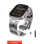 Nezih Case Apple Watch 2/3/4/5/6/7/8/9/se/ultra 42/44/45/49mm ve Seri 10/11 46mm Baklalı Paslanmaz Çelik Kordon