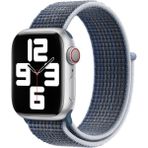 Nezih Case Apple Watch 2/3/4/5/6/7/8/se 38MM 40MM 41MM Spor Loop Hasır Örgü Kordon Strom Blue - Gri - Mavi