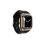 Nezih Case Apple Watch 2/3/4/5/6/7/8/se/ultra 42mm 44mm 45mm Uyumlu Kasa Koruyuculu Yeni Nesil Silikon Kordon