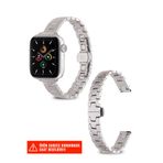 Nezih Case Apple Watch 4/5/6/7/8/9/10/se/ultra/ultra2/ultra3 44mm/45mm/49mm ve Seri 10/11 46mm Uyumlu Kordon